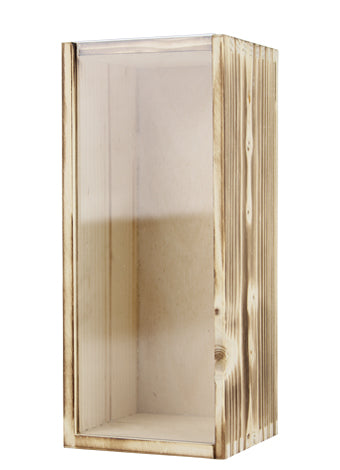 Holzk. mit Plexi-Schubdeckel