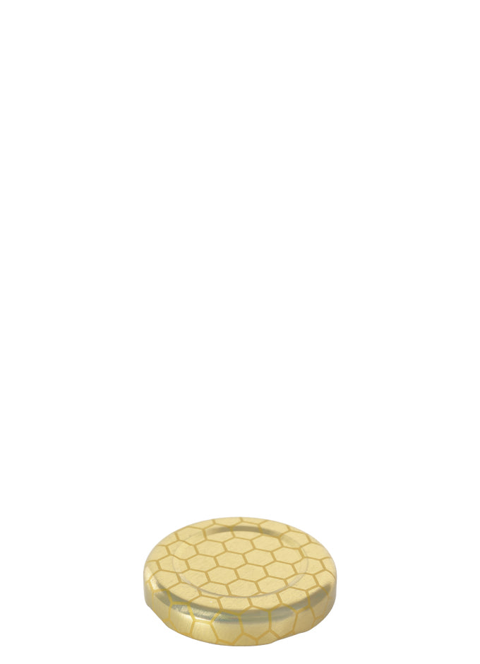 Twist-Off 43 mm gold-Wabe  RTO